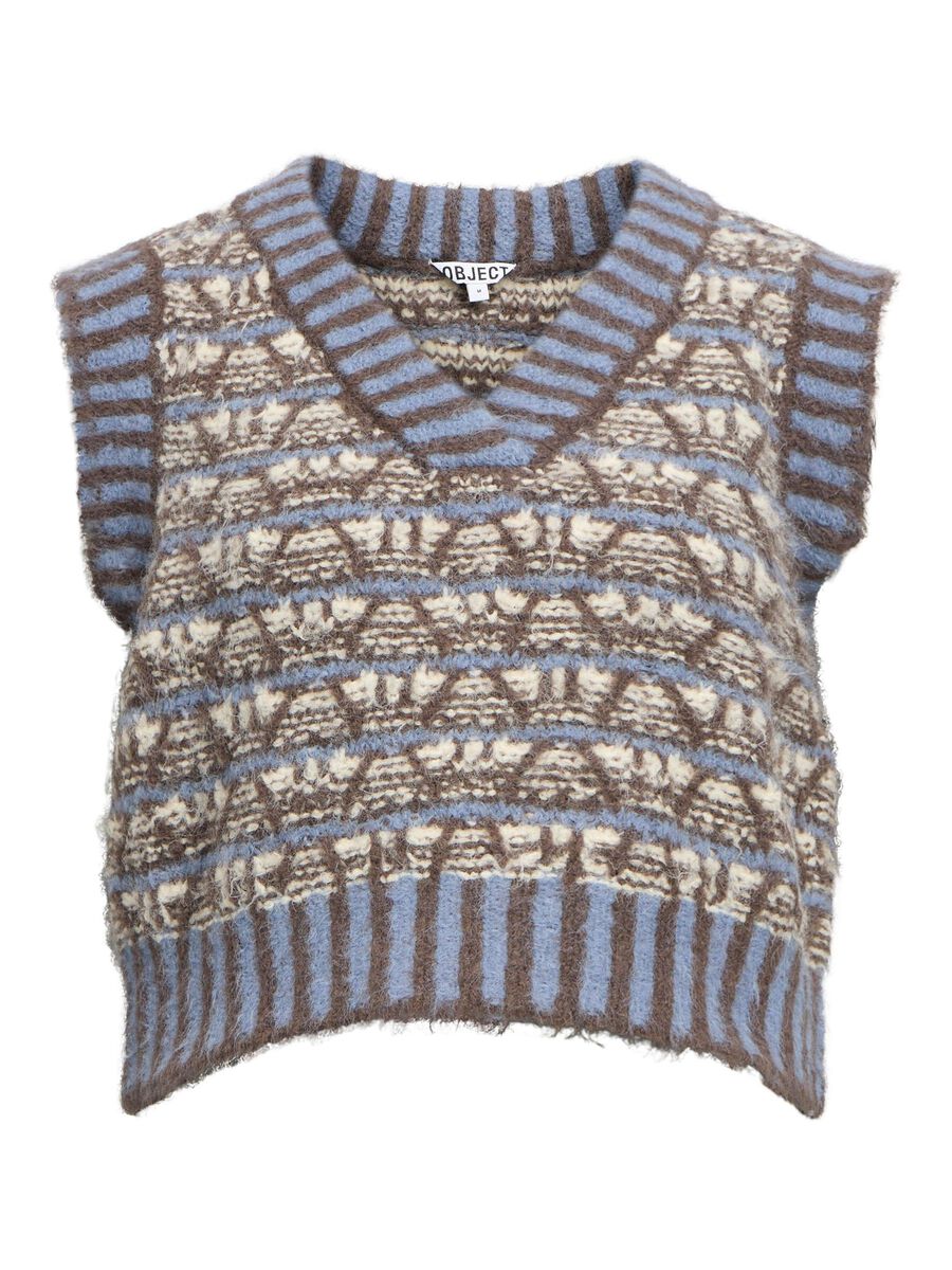 Carousel image - DÉTAILLÉ GILET TRICOTÉ, Baby Lavender | 1