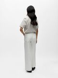Product image thumbnail - TIE-WAIST WIDE LEG JEANS, Cloud Dancer | 4