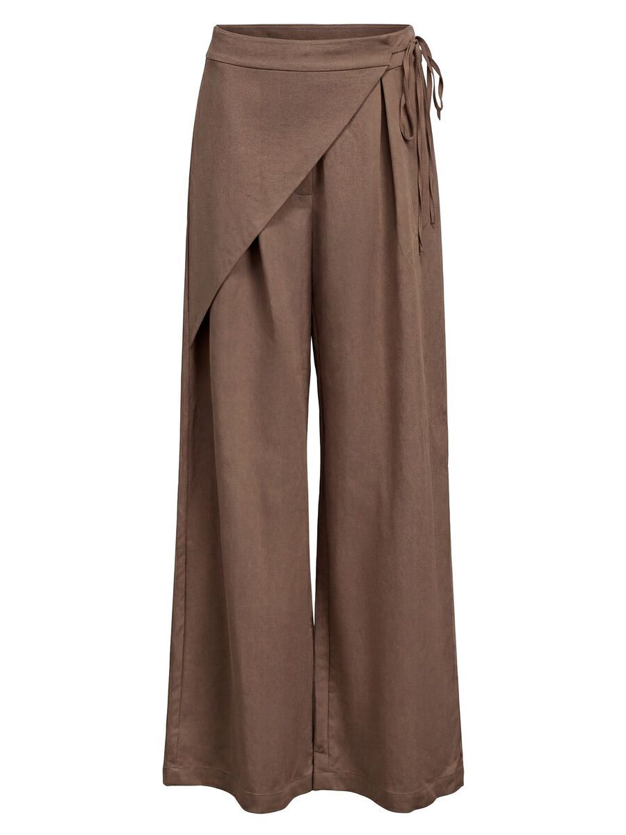 Product carousel image - WRAP SKIRT TROUSERS, Morel | 1