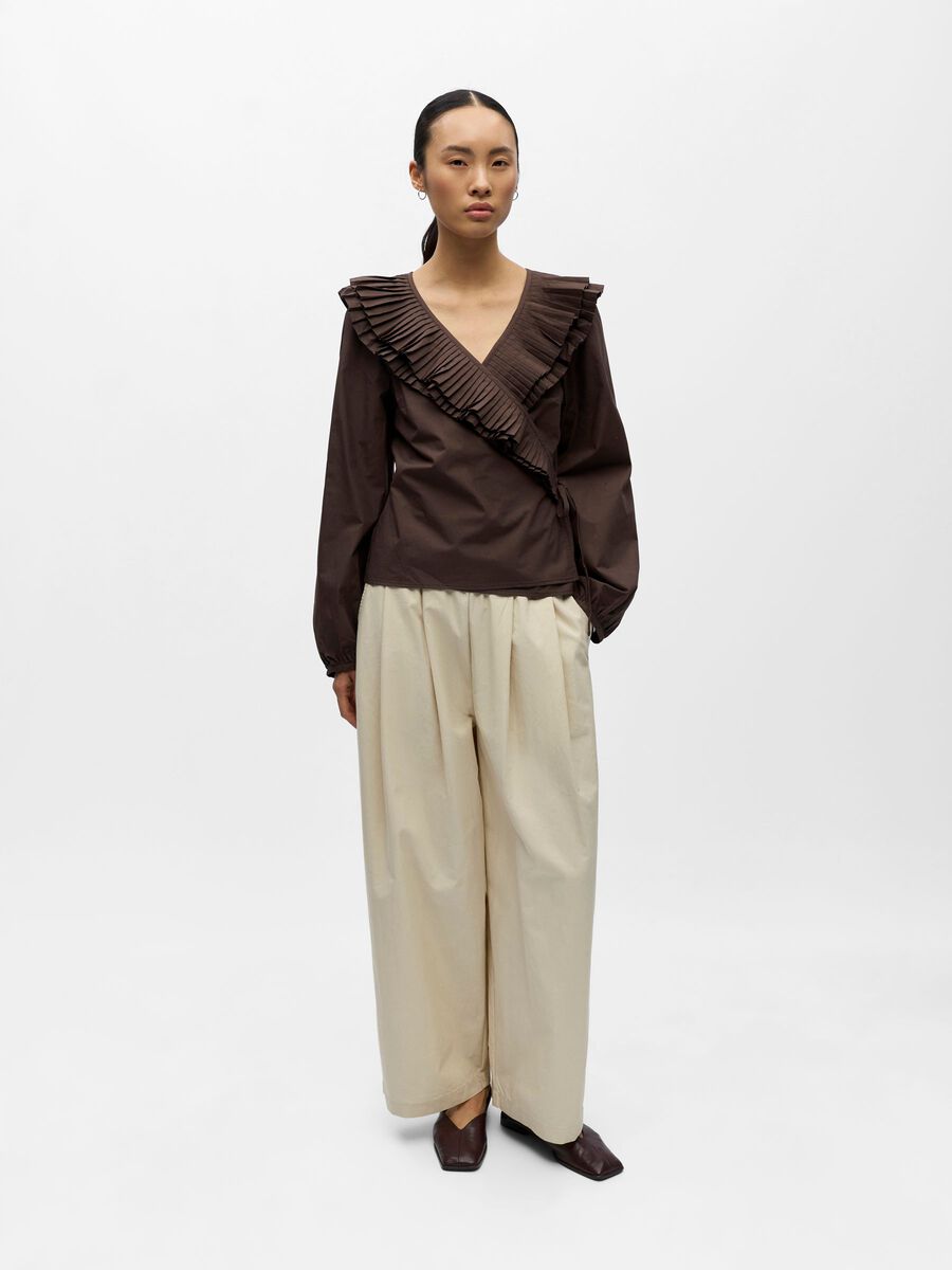 Carousel image - GER&Uuml;SCHTES WICKELOBERTEIL, Seal Brown | 4