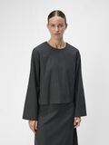 OBJECT PINSTRIPED TOP, Dark Grey Melange, highres - 23045398_DarkGreyMelange_1152567_003.jpg