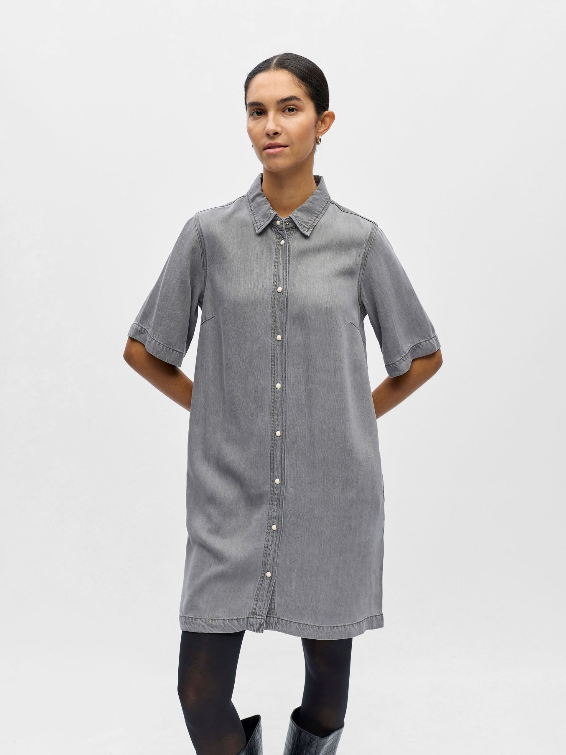 DENIM KORT KJOLE Gr OBJECT CI Danmark denim-kort-kjole-gr-object-ci-danmark