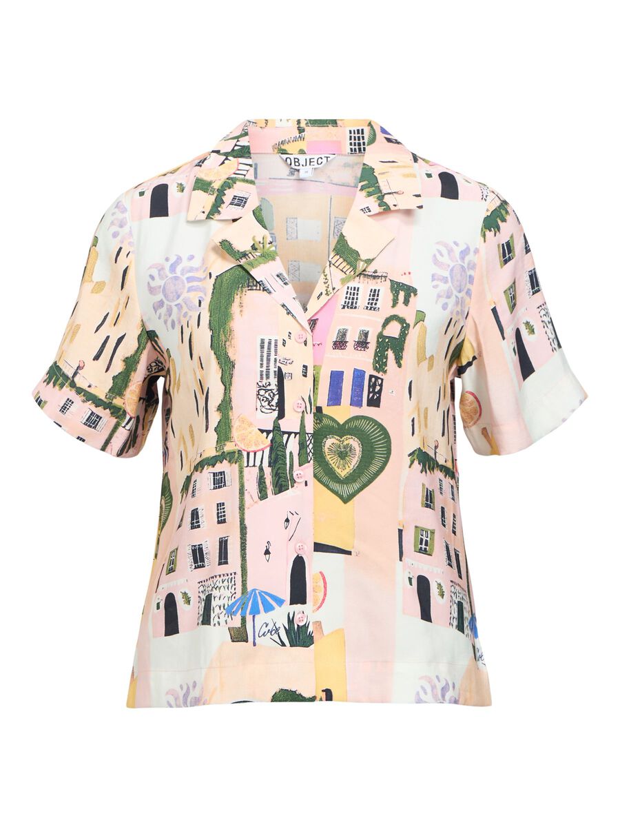 Carousel image - PRINTED  SHIRT, Begonia Pink | 1