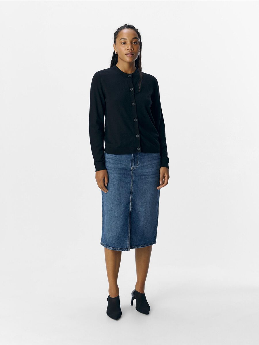 Carousel image - OBJTHESS CARDIGAN, Black | 4
