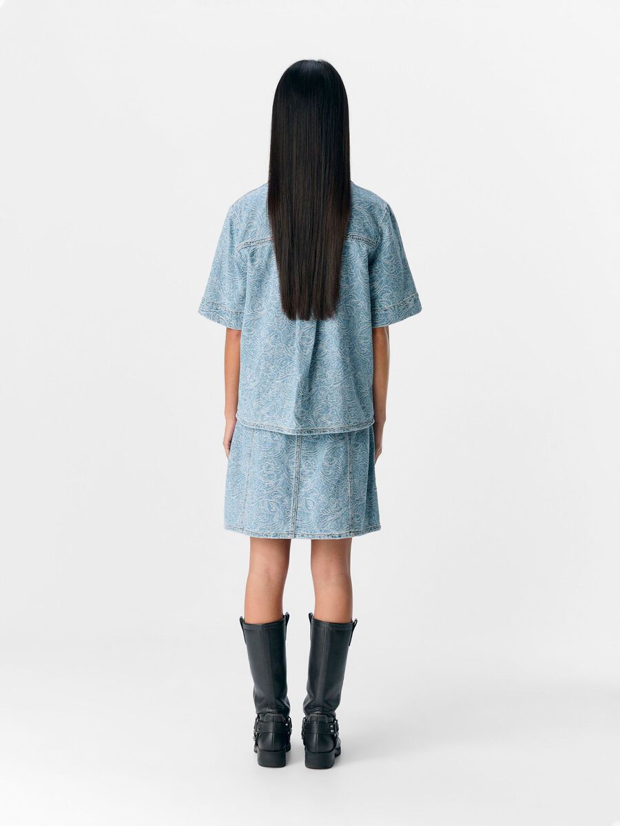 OBJECT DETAILED DENIM SHIRT, Light Blue Denim, highres - 23046421_LightBlueDenim_004.jpg
