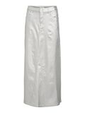 Object Collectors Item COATED DENIM SKIRT, Silver Colour, highres - 23045114_SilverColour_001.jpg