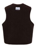 Product image thumbnail - FLEECE VEST, Seal Brown | 2