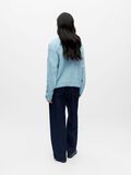 Product image thumbnail - GERIPPTES PULLOVER, Winter Sky | 3