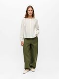 Product image thumbnail - COLLARLESS BUTTON SHIRT, White | 4