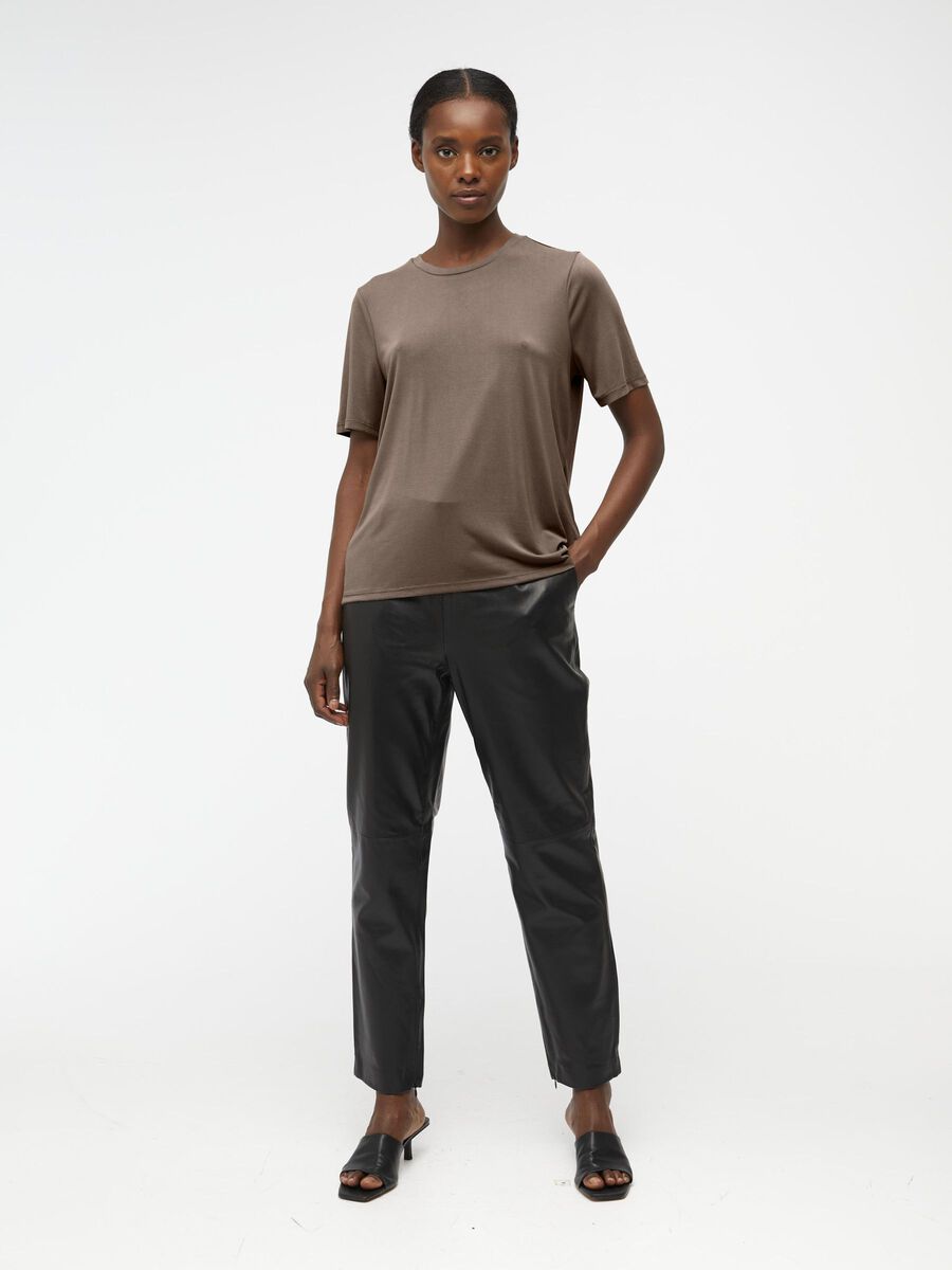 Carousel image - OBJANNIE T-SHIRT, Fossil | 5