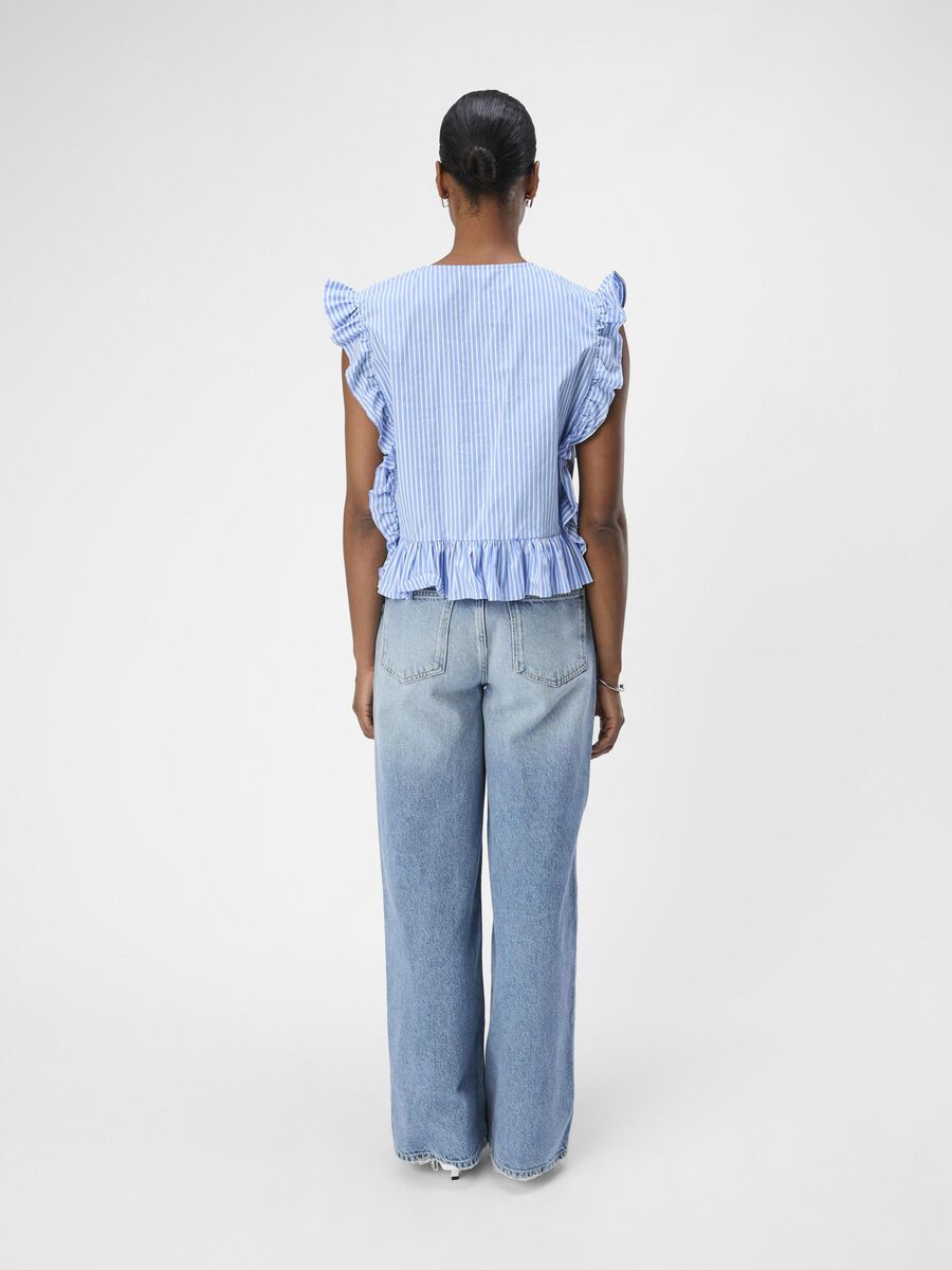 OBJECT STRIPED SLEEVELESS TOP, Provence, highres - 23046591_Provence_1185122_004.jpg