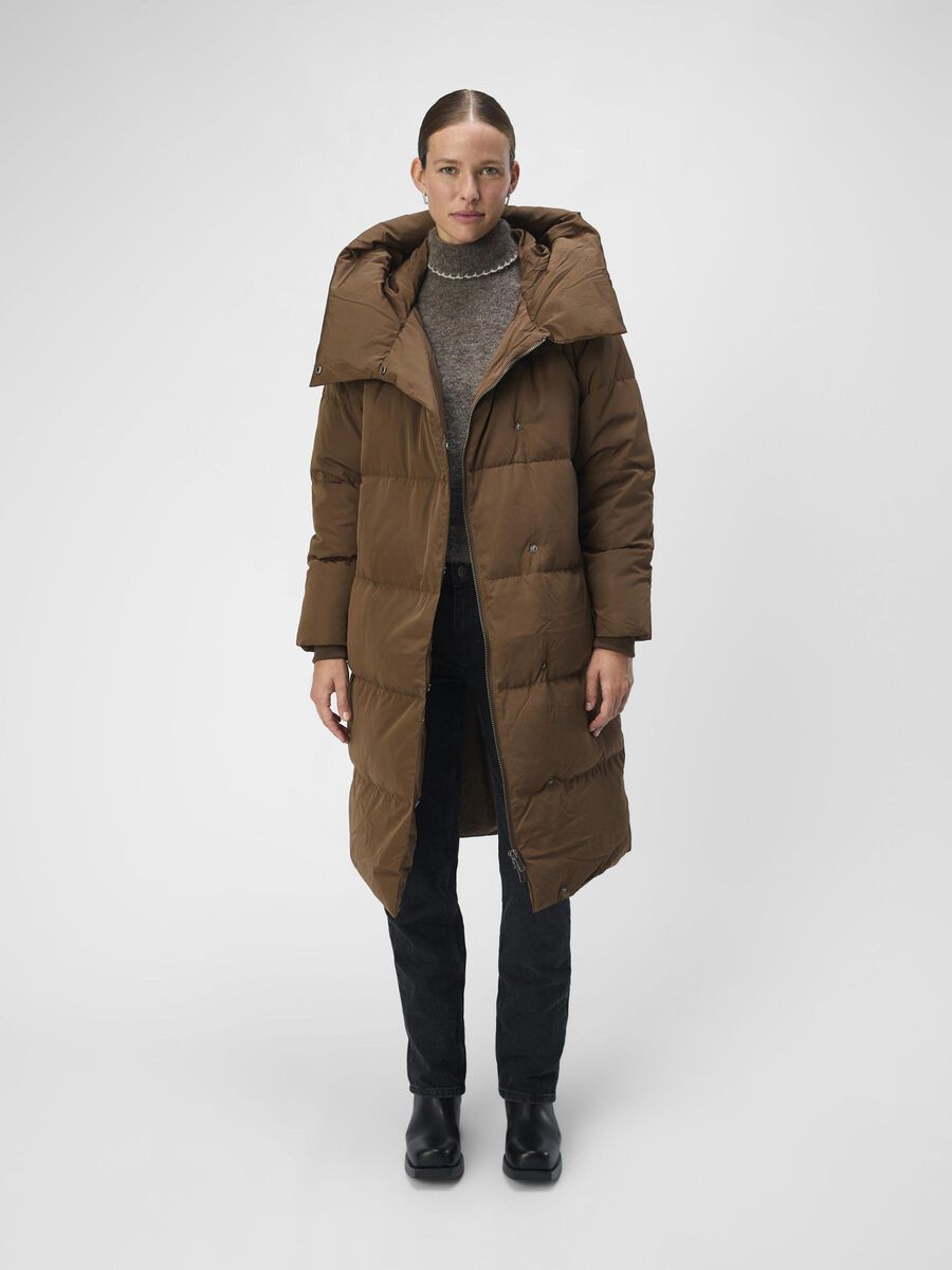 Carousel image - LONG DOWN WINTER JACKET, Dark Earth | 4