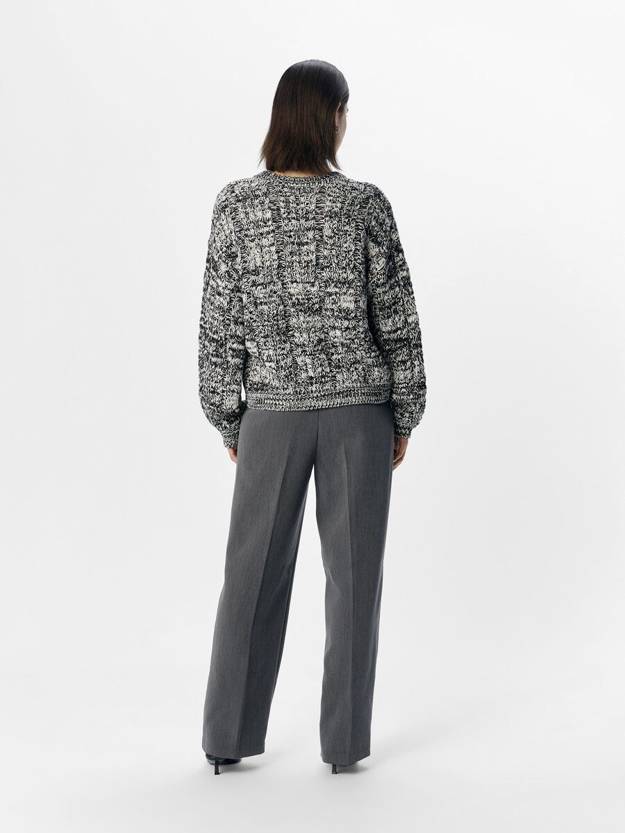 OBJECT GEBREIDE KABELS SWEATER, White Sand, highres - 23044684_WhiteSand_1151625_004.jpg
