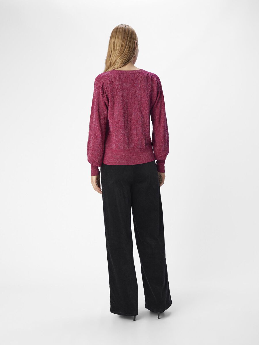 OBJECT EN MAILLE PULLOVER, Sangria, highres - 23045415_Sangria_1147945_004.jpg