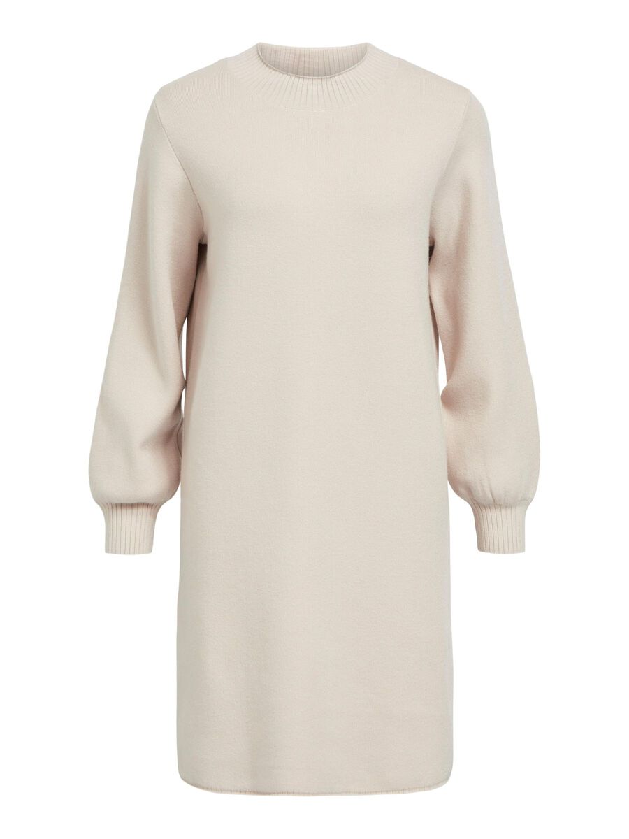 OBJECT MANCHES LONGUES ROBE EN MAILLE, Silver Gray, highres - 23043130_SilverGray_001.jpg