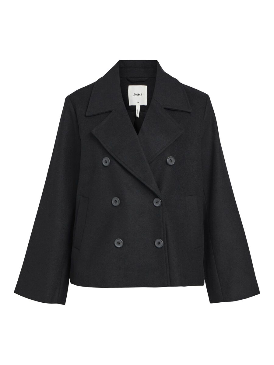 OBJECT OBJKEILY KURZE JACKE, Black, highres - 23040644_Black_001.jpg