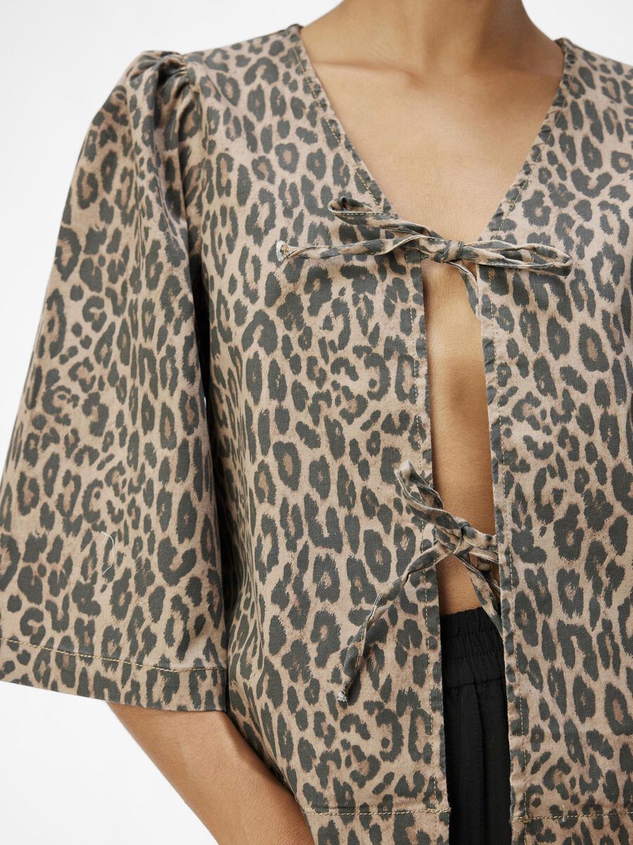 Product carousel image - IMPRIMÉ LÉOPARD TOP, Incense | 2