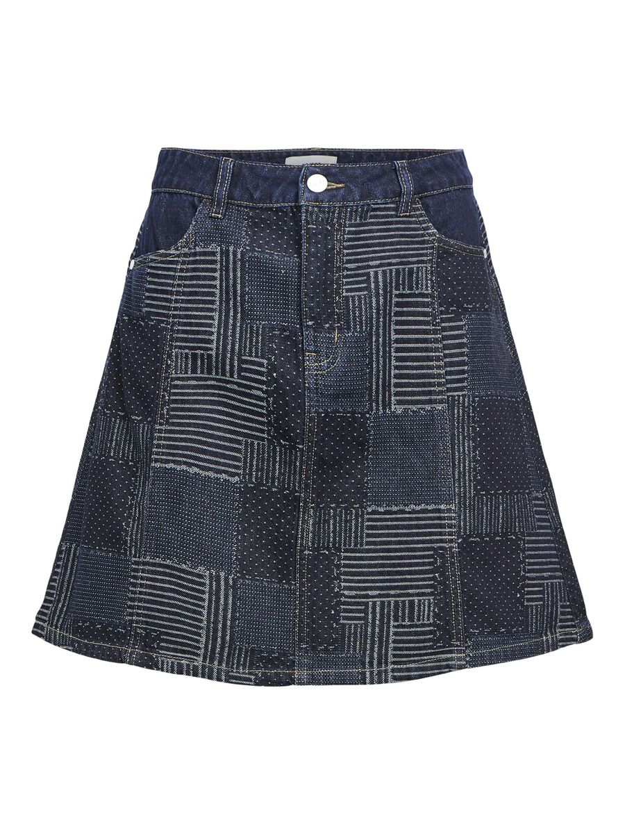 OBJECT DENIM MINI SKIRT, Dark Blue Denim, highres - 23047030_DarkBlueDenim_001.jpg