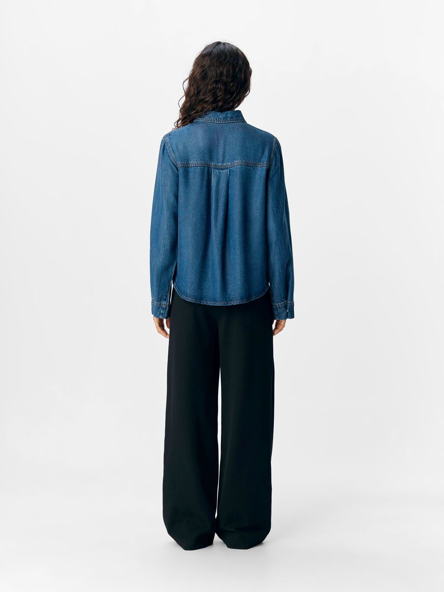 OBJECT DENIM SKJORTE, Medium Blue Denim, highres - 23046914_MediumBlueDenim_004.jpg
