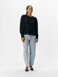 OBJECT LONG SLEEVED TOP, Black, highres - 23046626_Black_005.jpg