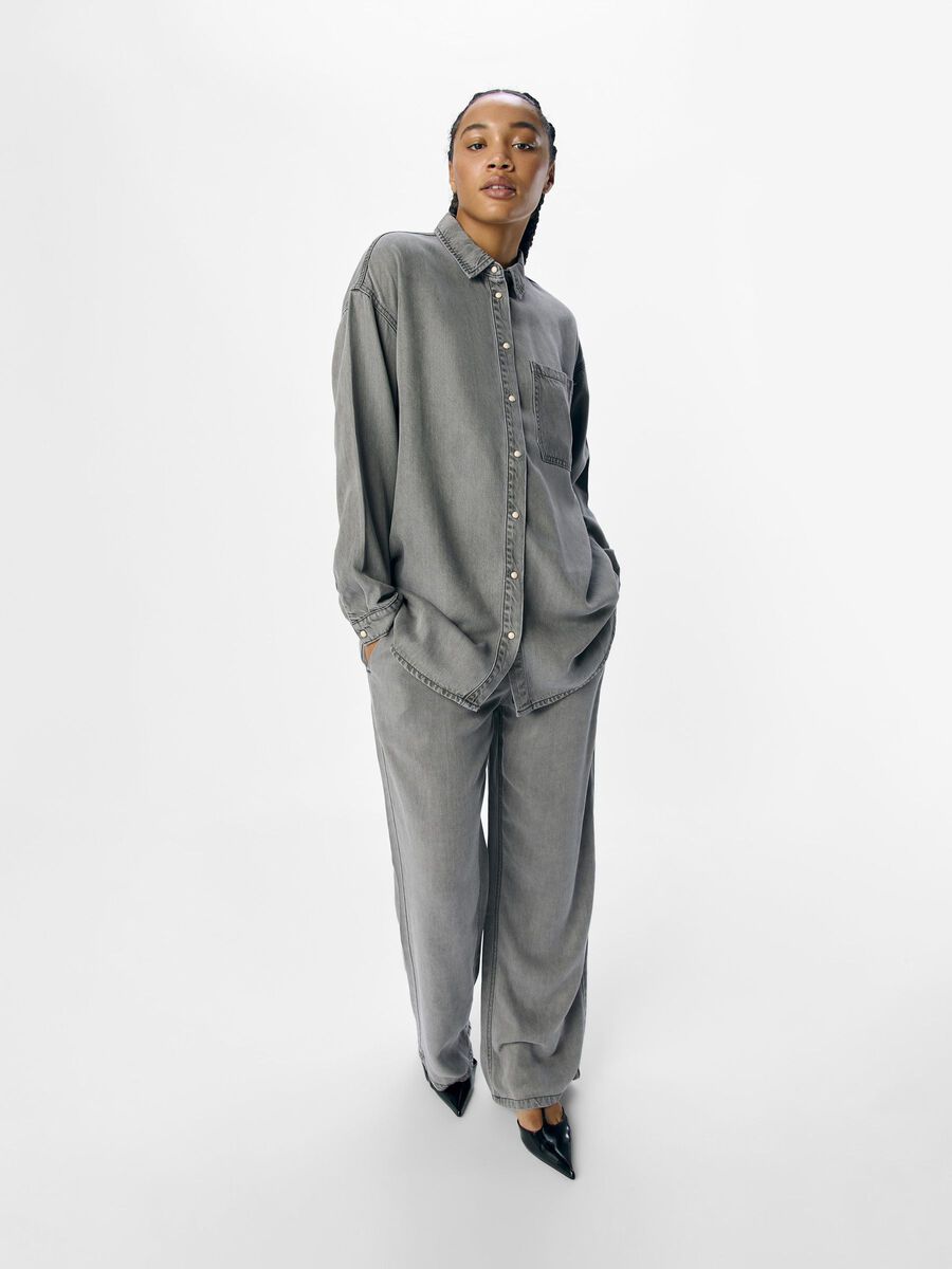 Carousel image - CAMICIA DI JEANS, Light Grey Denim | 6