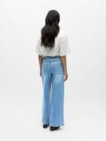Product image thumbnail - TIE-WAIST WIDE LEG JEANS, Light Blue Denim | 3