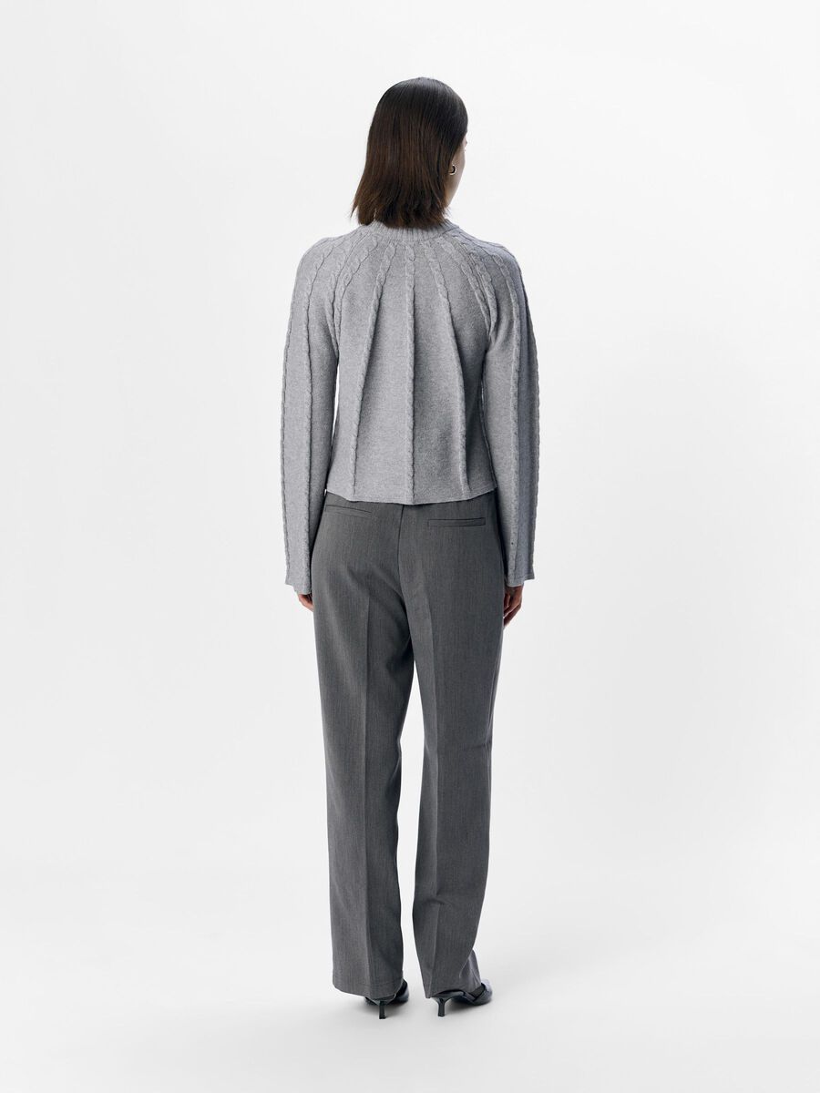 OBJECT MANCHES LONGUES PULLOVER, Light Grey Melange, highres - 23046539_LightGreyMelange_004.jpg