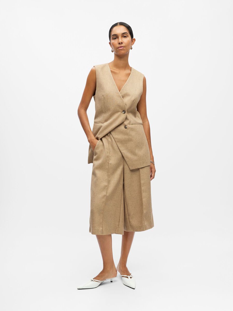 Product carousel image - VIDE BEN CULOTTE BUKSER, Tannin | 1