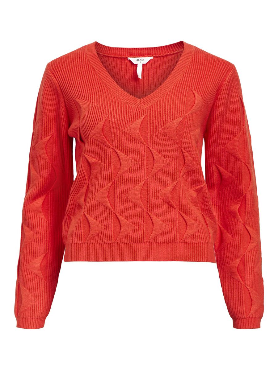 OBJECT GEMUSTERTER STRICKPULLOVER, Fiesta, highres - 23046064_Fiesta_1169152_001.jpg