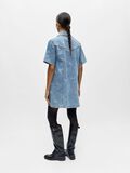 Product image thumbnail - PRINTED DENIM DRESS, Light Blue Denim | 3