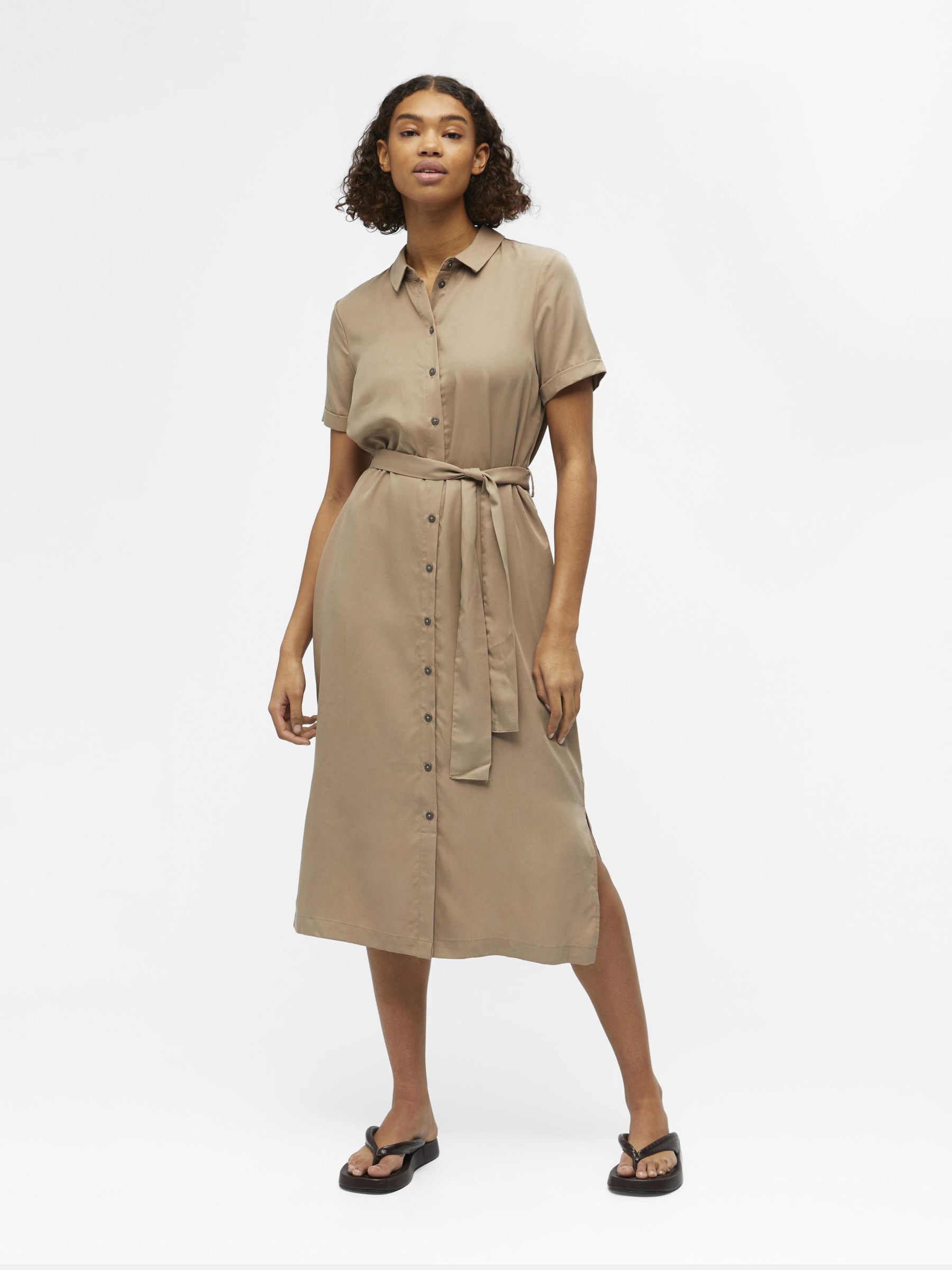 Knee length shirt dresses hot sale