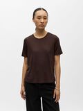 Product image thumbnail - OBJANNIE T-SHIRT, Seal Brown | 2