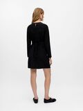 Product image thumbnail - MANCHES LONGUES MINI-ROBE, Black | 3
