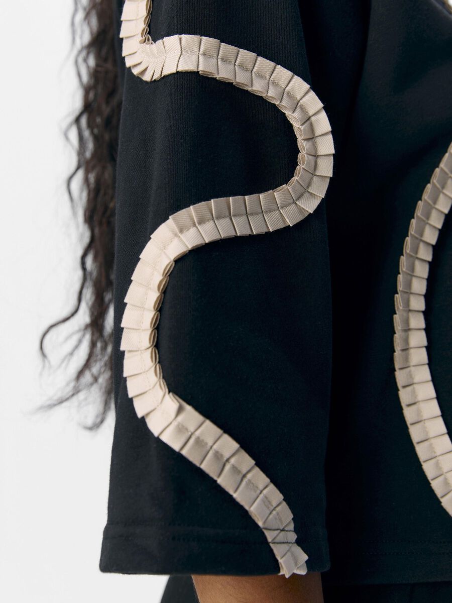 Carousel image - DETALJERET PULLOVER, Black | 5