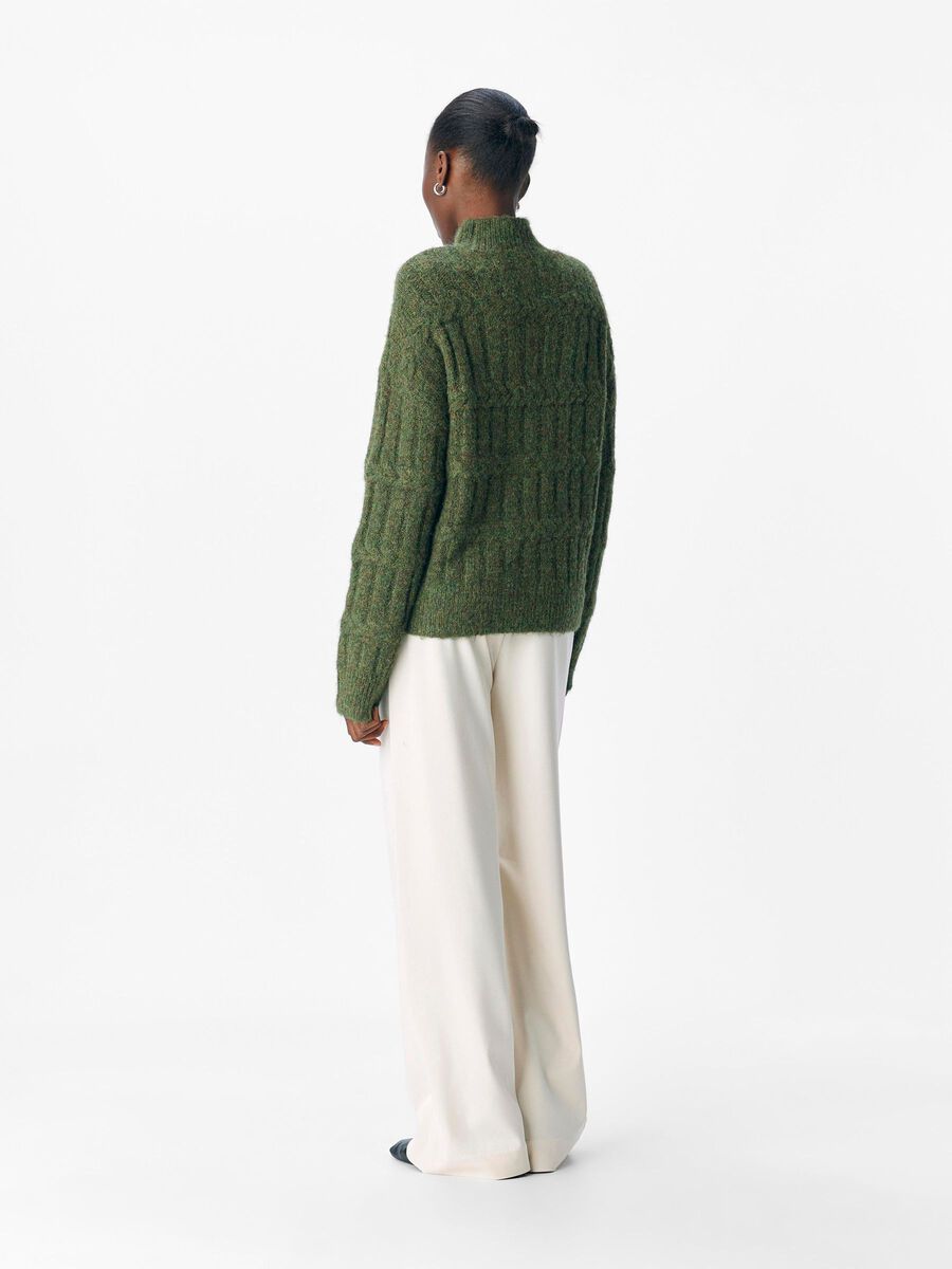 Product carousel image - CABLE KNIT PULLOVER, Kambaba | 2
