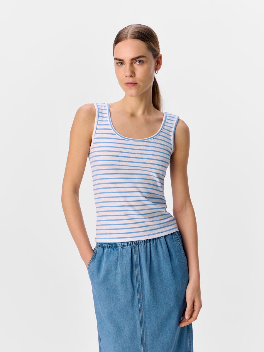 OBJECT STRIPETE TANKTOP, White, highres - 23046288_White_1182173_003.jpg