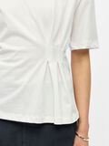 Product image thumbnail - SIDE MED RYNKEEFFEKT T-SHIRT, Cloud Dancer | 5