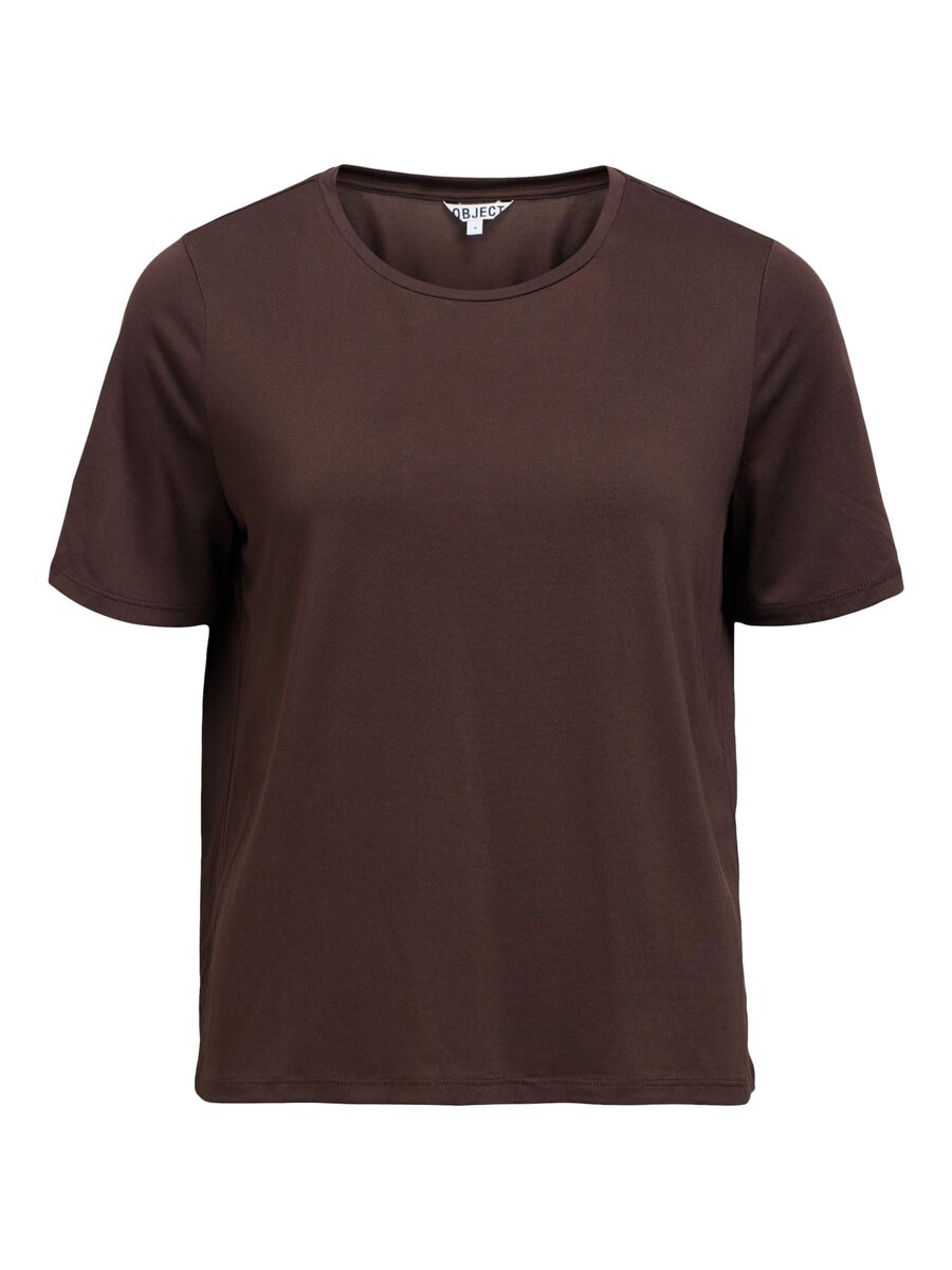 Product carousel image - OBJANNIE T-SHIRT, Seal Brown | 1