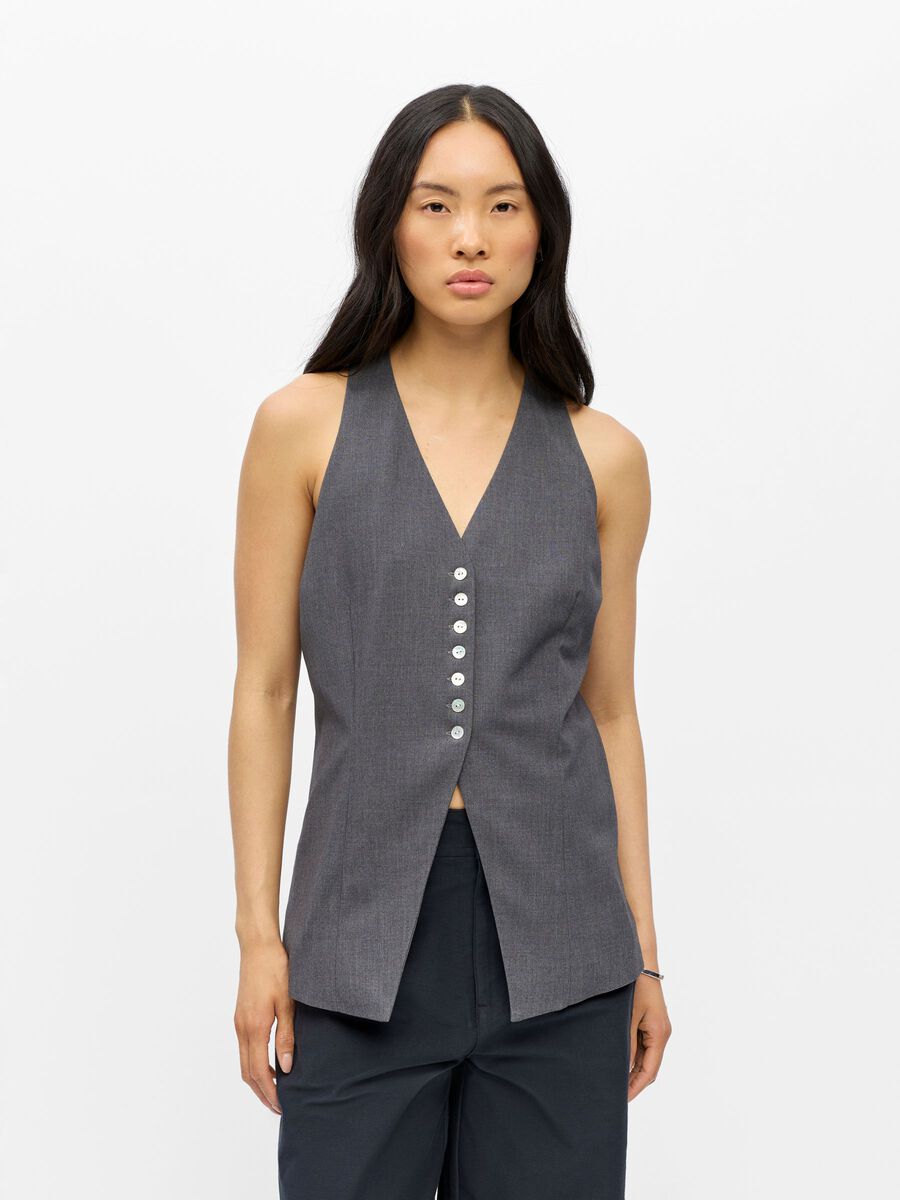 Product carousel image - KAMIZELKA, Dark Grey Melange | 1