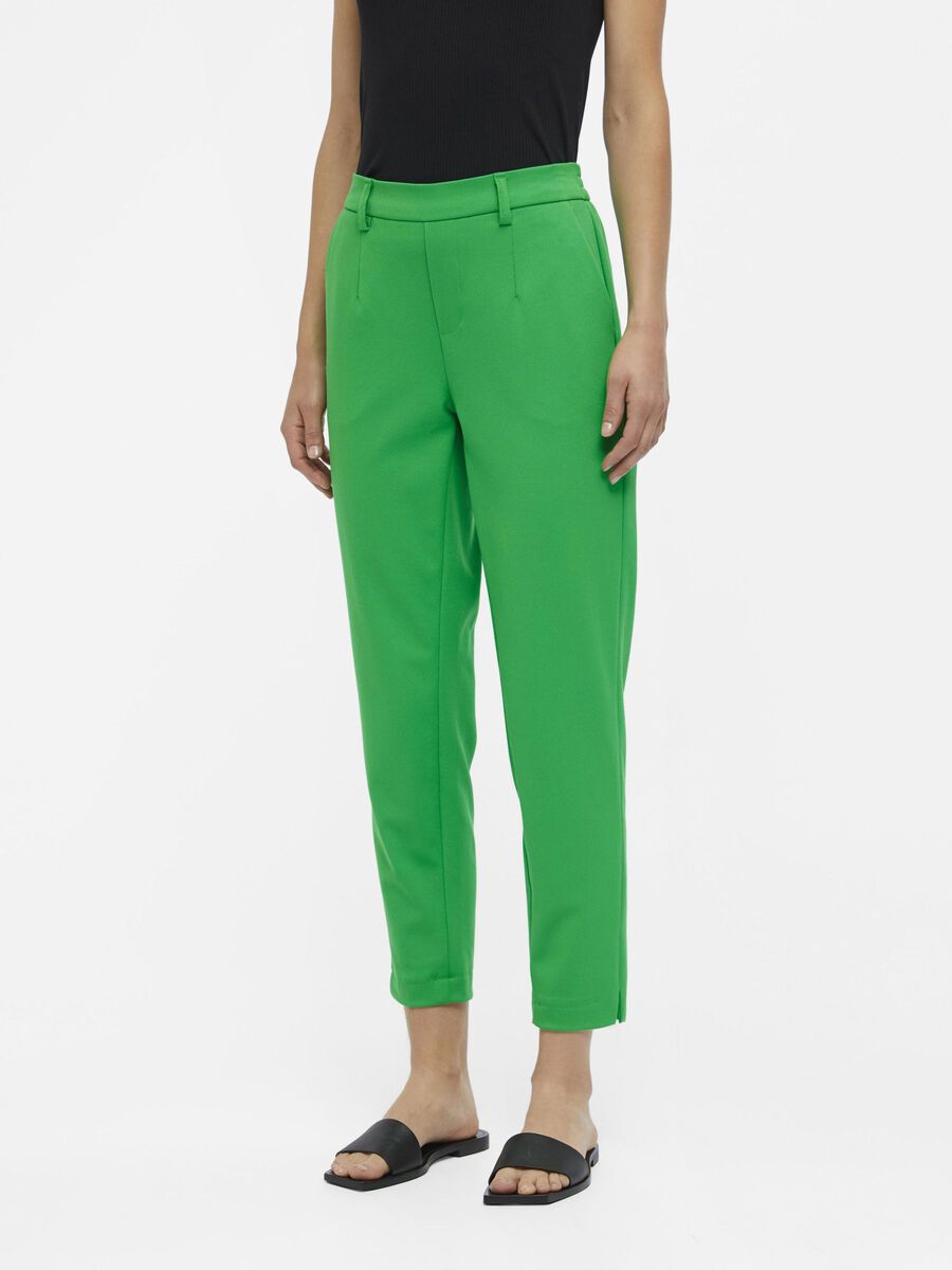 Object Collectors Item SLIM FIT TROUSERS, Fern Green, highres - 23029728_FernGreen_003.jpg