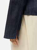 Product image thumbnail - DENIM POCKET DETAIL BLOUSE, Dark Blue Denim | 5