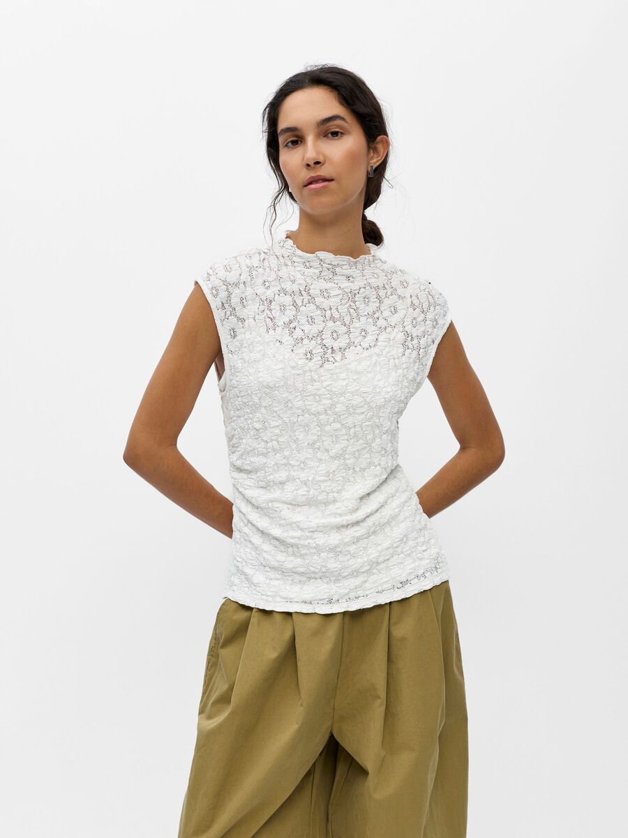 Product carousel image - &Auml;RMELLOSES SPITZEN OBERTEIL, Cloud Dancer | 1