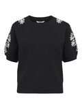 OBJECT BRODYRPRYDD STICKAD TOPP, Black, highres - 23044936_Black_1131847_001.jpg