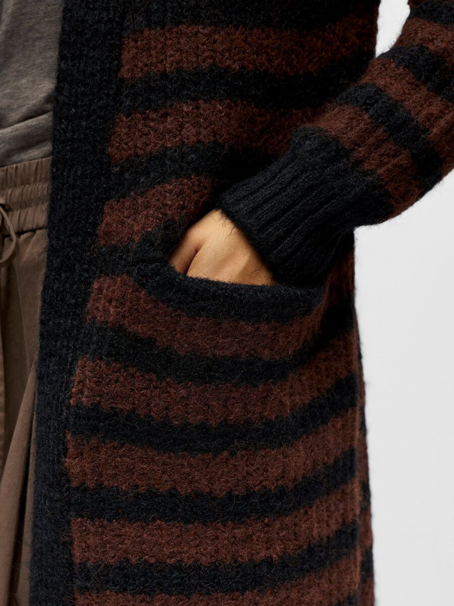 Carousel image - CARDIGAN A MAGLIA, Black | 5