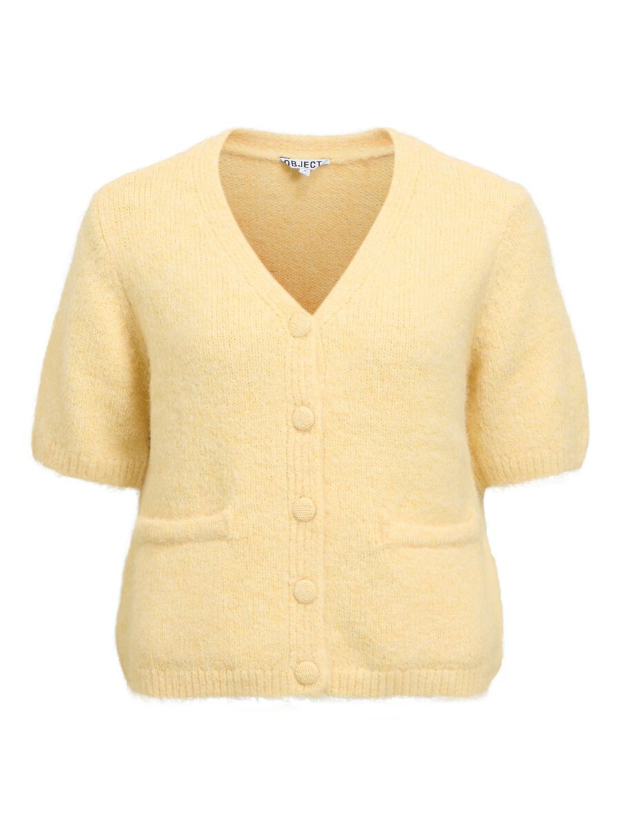 Product carousel image - CROPPED STRIKKET CARDIGAN, Sunlight | 2