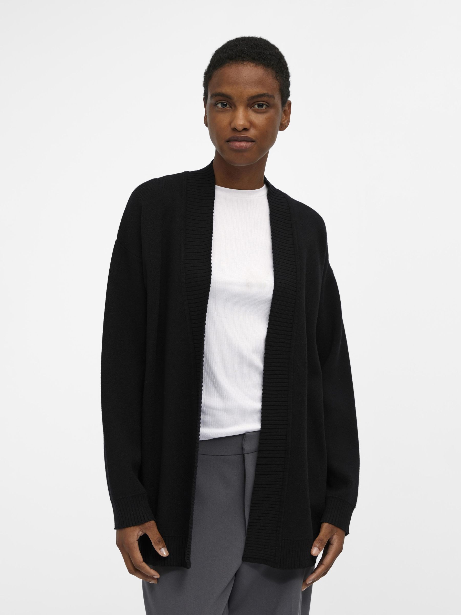 A black cardigan sale