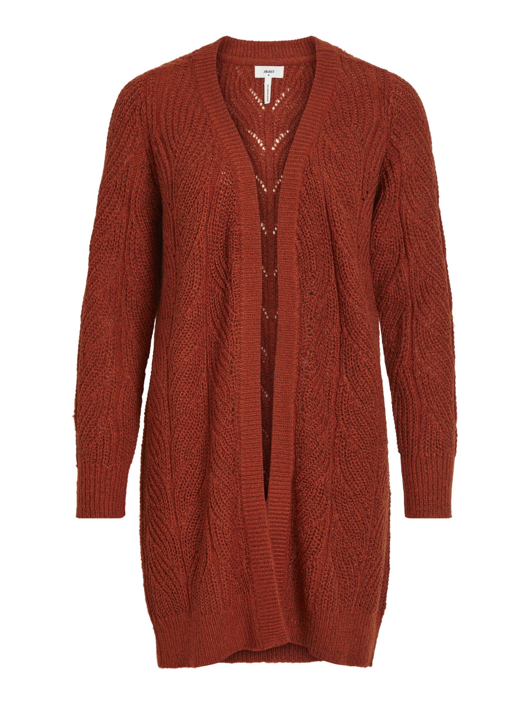 long knitted cardigan