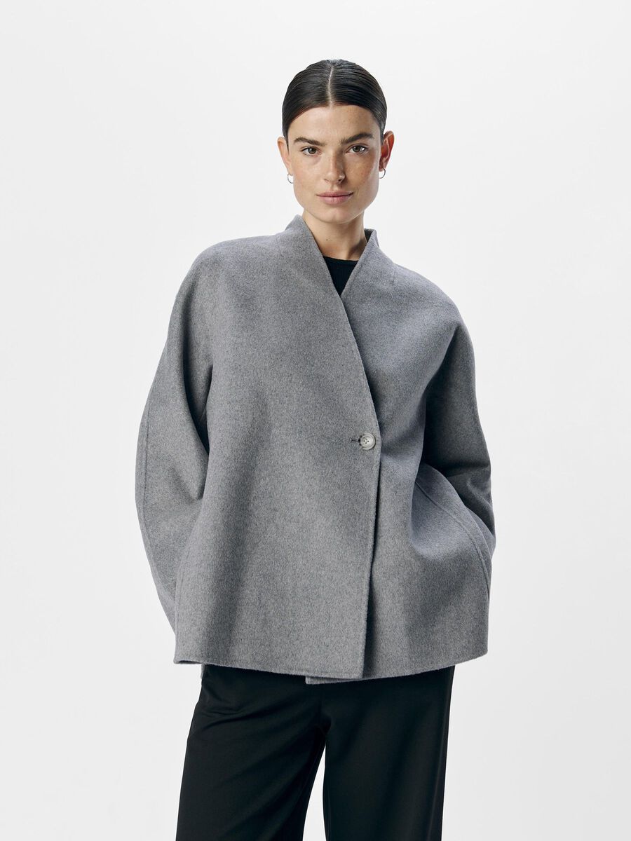 OBJECT WRAP FRONT JACKET, Medium Grey Melange, highres - 23045716_MediumGreyMelange_003.jpg