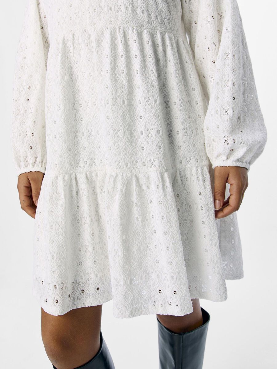 Carousel image - VESTIDO MINI, Cloud Dancer | 5