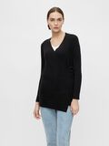 Object Collectors Item WRAP KNITTED CARDIGAN, Black, highres - 23032972_Black_003.jpg